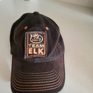 Black and Orange Cap